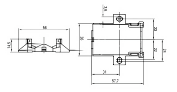 Монтажное основание Wieland gesis RST для сплиттера.png Монтажное основание Wieland gesis RST для сплиттера.png